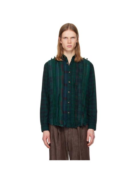NEEDLES Green Flannel Shirt