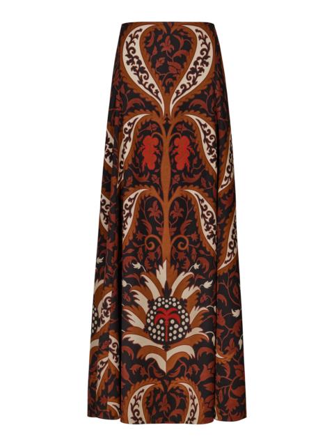 Johanna Ortiz Boho Bloom Maxi Skirt multi