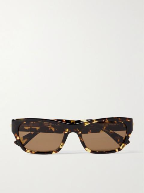 Bottega Veneta Square-Frame Tortoiseshell Acetate Sunglasses Tortoiseshell