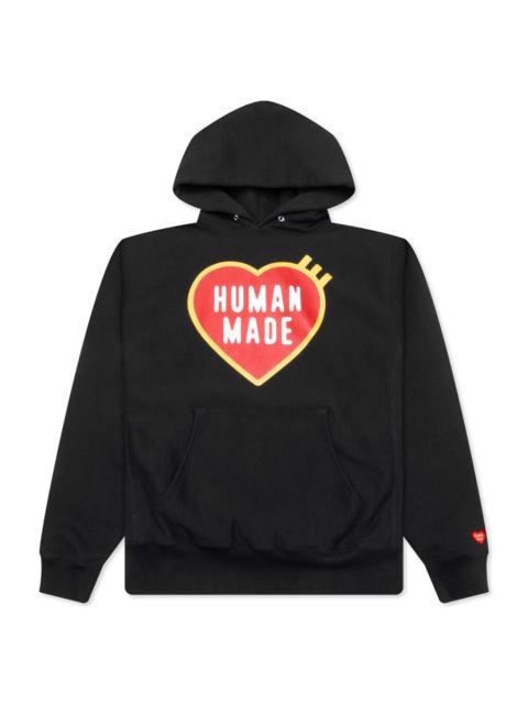 Human Made 인간 제작 - 하트 로고 까마귀 블랙