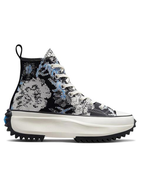 Converse Run Star Hike Hi Floral Fusion University Blue