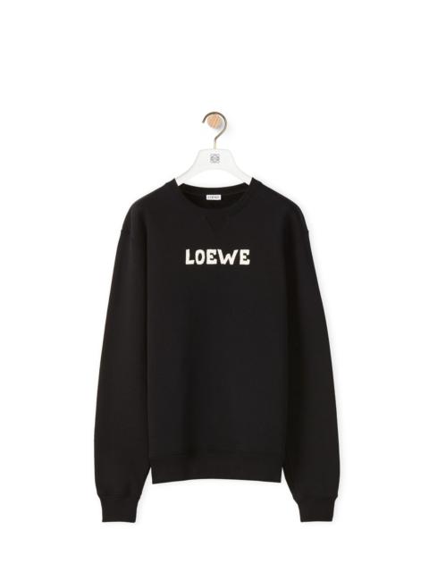 LOEWE embroidered sweatshirt in cotton