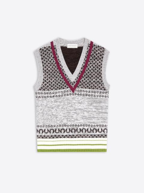 Dries Van Noten FITTED CASHMERE TOP
