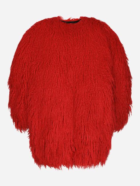 Dolce & Gabbana Faux fur coat