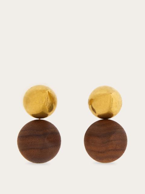 FERRAGAMO Clip-on earrings with pendant
