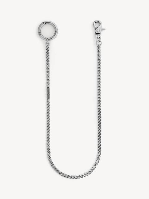 BALENCIAGA Men's Bb Icon Trouser Chain in Antique Silver