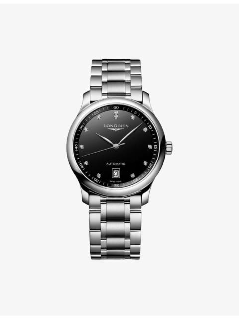 Longines L2.628.4.57.6 Master Collection Stainless-Steel And 0.055ct Diamond Automatic Watch