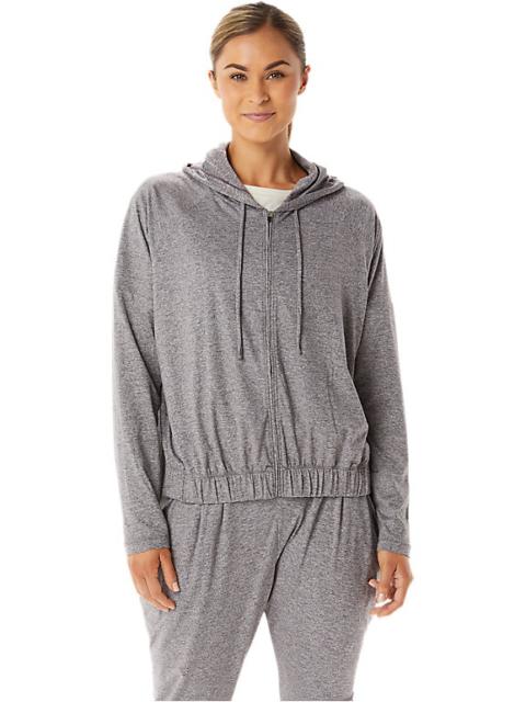 Asics WOMEN'S SOFT STRETCH KNIT FULL ZIP HOODIE