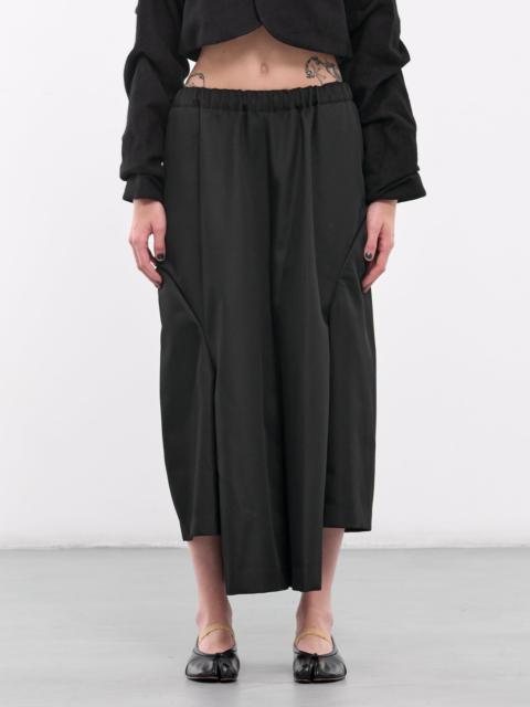 Comme Des Garçons Draped Elastic Trousers