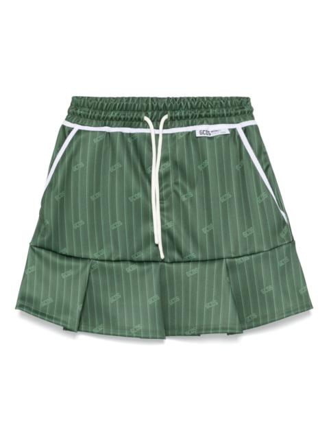 GCDS pinstripe mini skirt