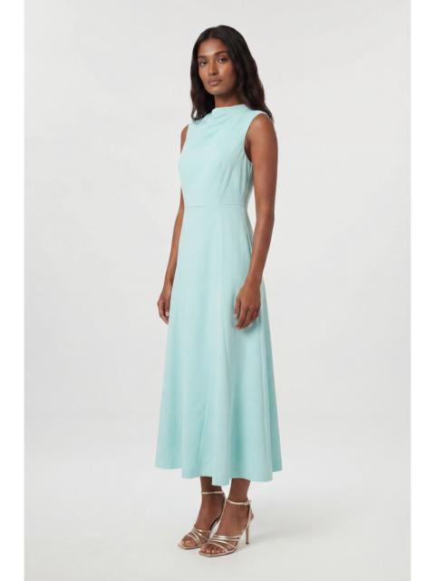 KAREN MILLEN Tailored Satin Godet Full Skirted Midi Dress