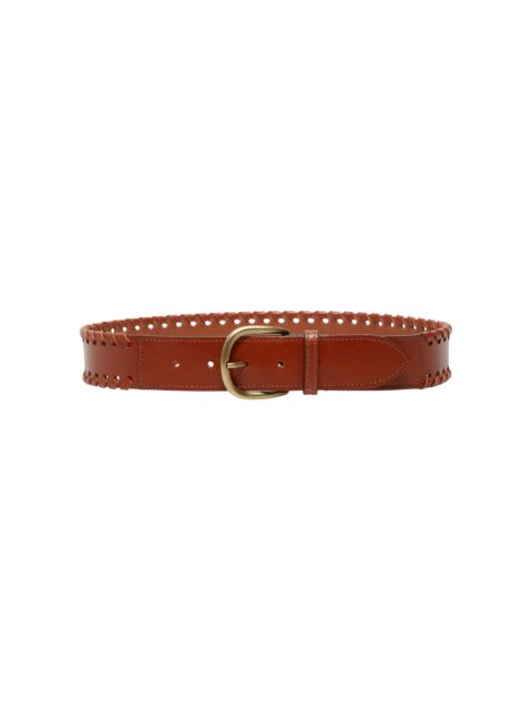 Isabel Marant Zaf Leather Belt brown