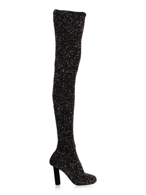 Glint Over-The-Knee Boots black