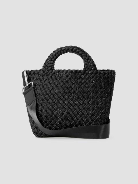 NAGHEDI Women's St. Barths Small Double Weave Tote Bag - Jet