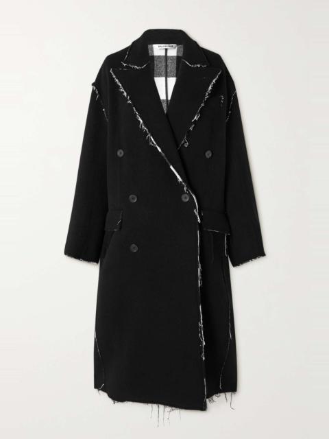 Balenciaga packable taffeta trench coat - Black