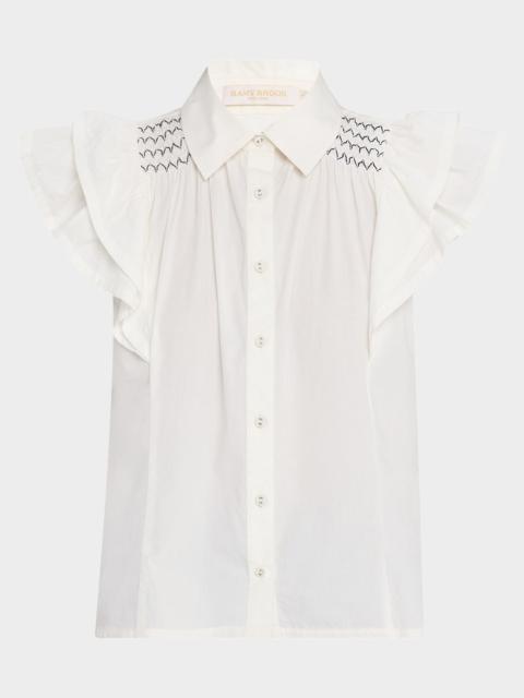 RAMY BROOK Marceline Cotton Poplin Shirt