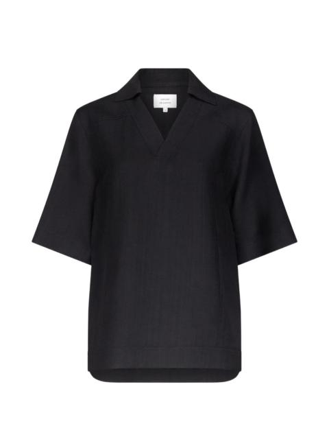 Loulou de Saison V-neck oversized top