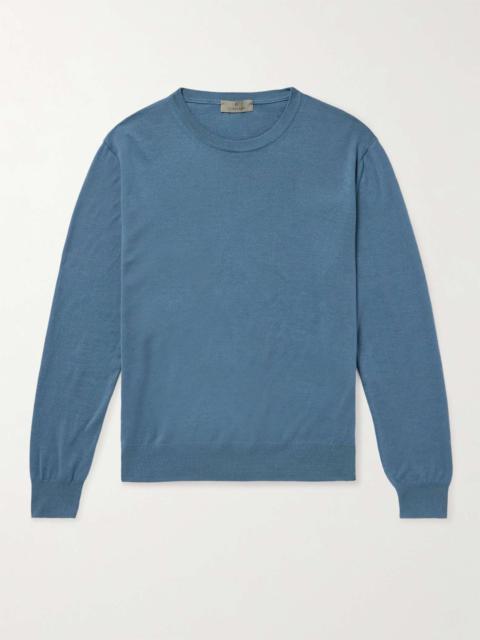 Cotton and Silk-Blend Sweater