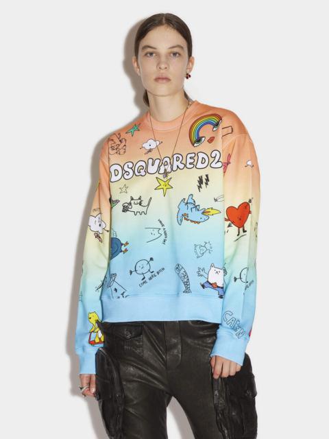 DSQUARED2 CARTOON COOL SWEATER