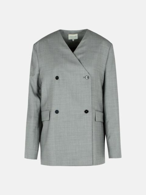 Loulou de Saison 'ALTAIR' GREY VIRGIN WOOL BLAZER