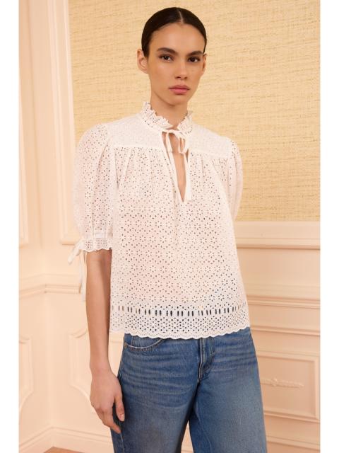ULLA JOHNSON Alouette Cotton Top