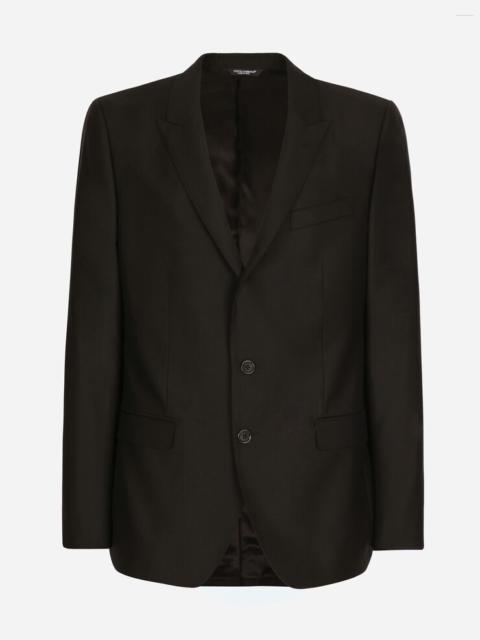 Dolce & Gabbana Wool and silk Martini-fit suit