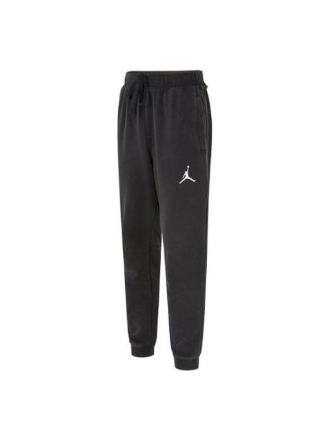 Jordan Men's Air Jordan As J Df Air Flc Pant Logo Distress Sports Knit Bundle Feet Long Pants/Trousers Autu