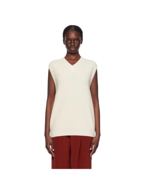 LA COLLECTION Off-White Jules Vest