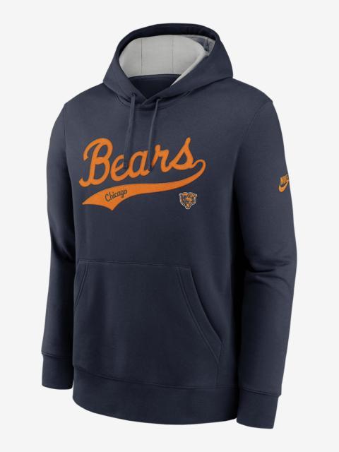 Nike Chicago Bears Rewind Club Logo Men's Nike NFL Pullover Hoodie