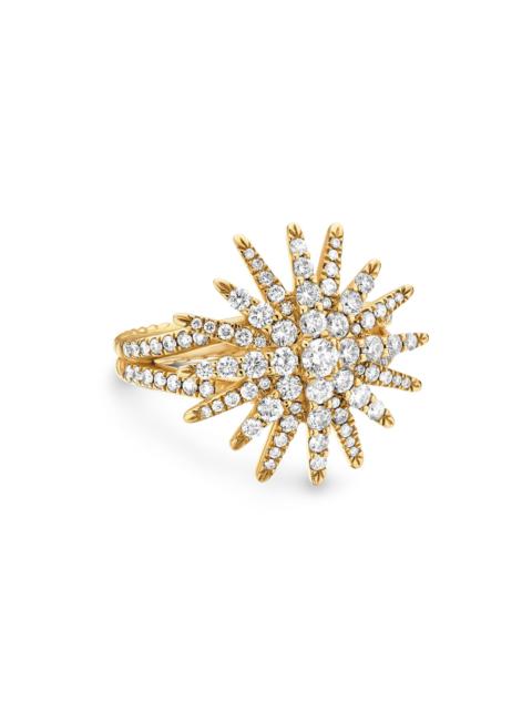 DAVID YURMAN Women's Starburst Ring in 18K Yellow Gold - Diamond