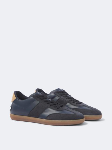Tod's Tabs leather and suede sneakers