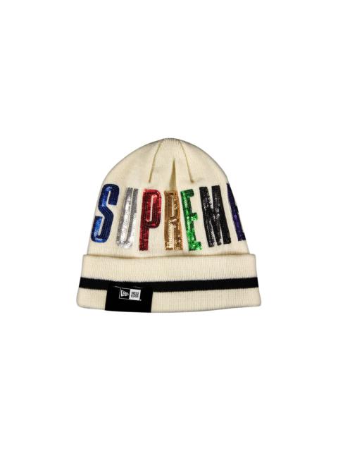 Supreme x New Era Sequin Beanie 'Natural'