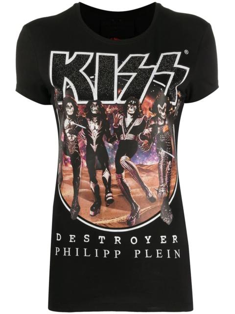 PHILIPP PLEIN Rock band T-shirt