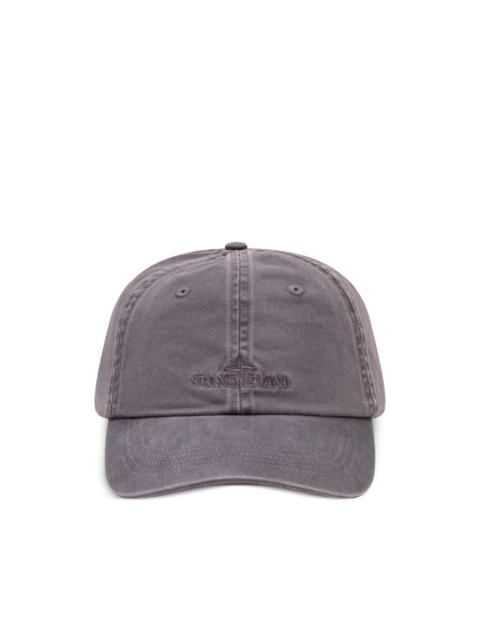 Stone Island logo-embroidered cap