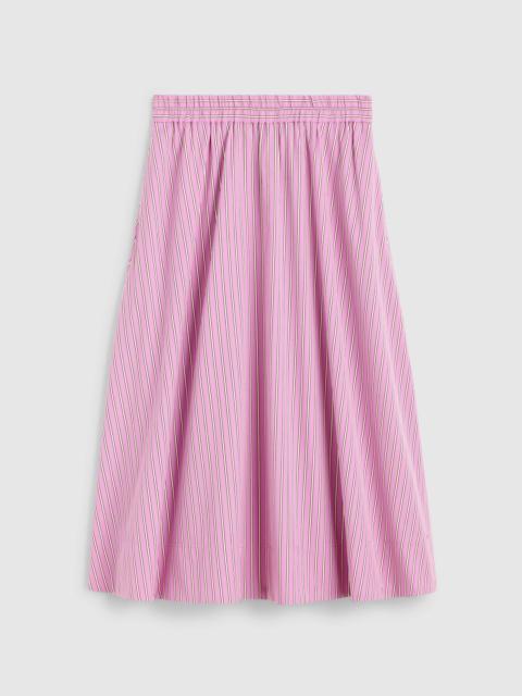 Madewell Midi Circle Skirt in Poplin