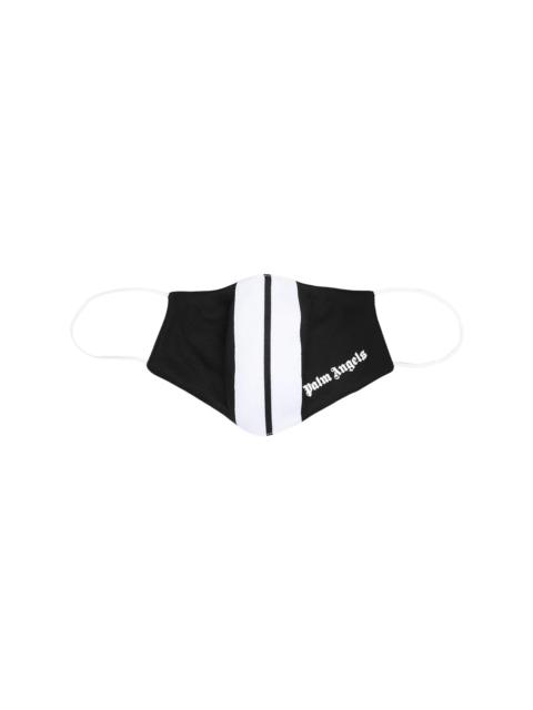 Palm Angels logo-print striped face mask