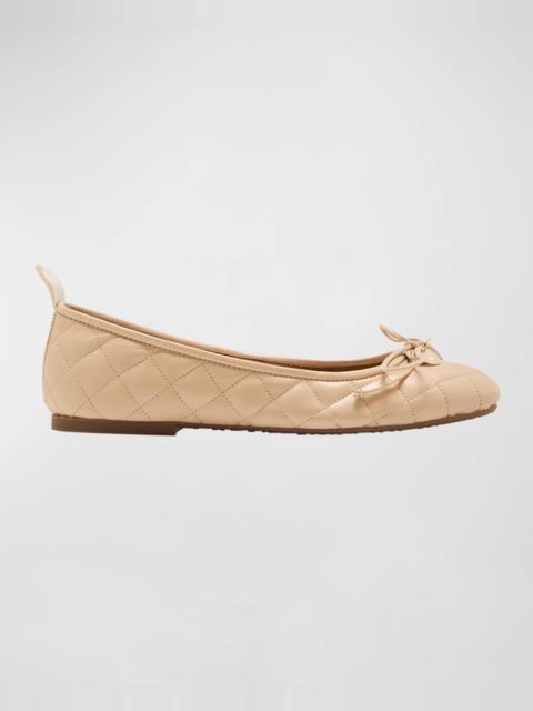See by Chloé Jodie Quilted Bow Ballerina Flats