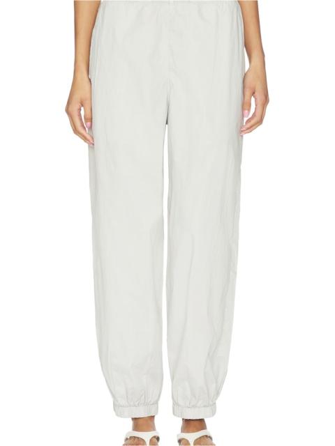 JAMES PERSE Stretch Poplin Parachute Pant in Salt