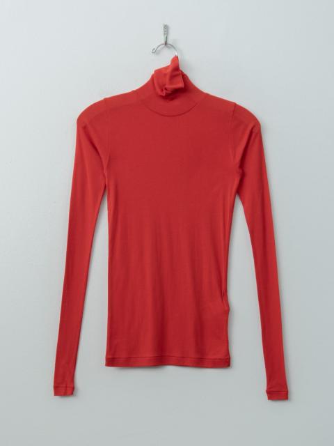 AURALEE Super High Gauge Sheer Rib Turtle Neck L/S Tee (4 Colors)
