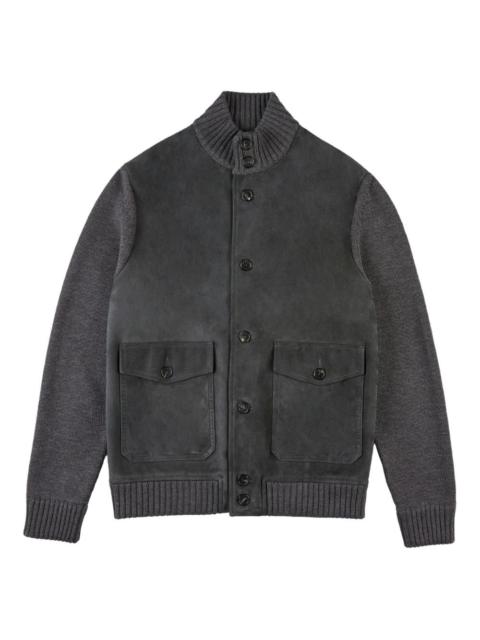 SLOWEAR wool back and sleeves jacket