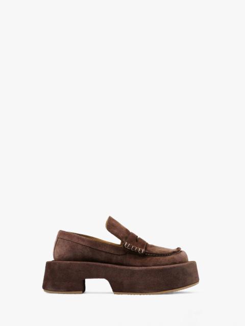 JW Anderson SUEDE PLATFORM MOCCASSIN