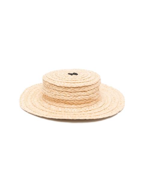 PATOU woven raffia sun hat