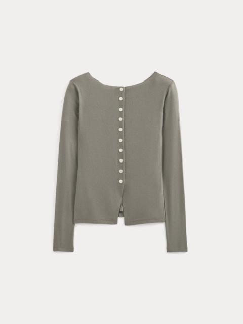 EVERLANE BUTTON-UP TOP IN BUTTERLUXE