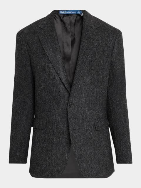 Polo Ralph Lauren Men's Herringbone Tailored-Fit Sport Jacket