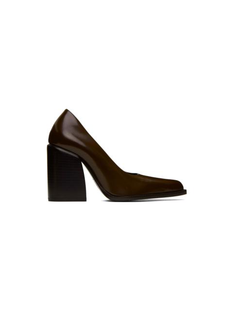 Dries Van Noten Brown Leather Pumps
