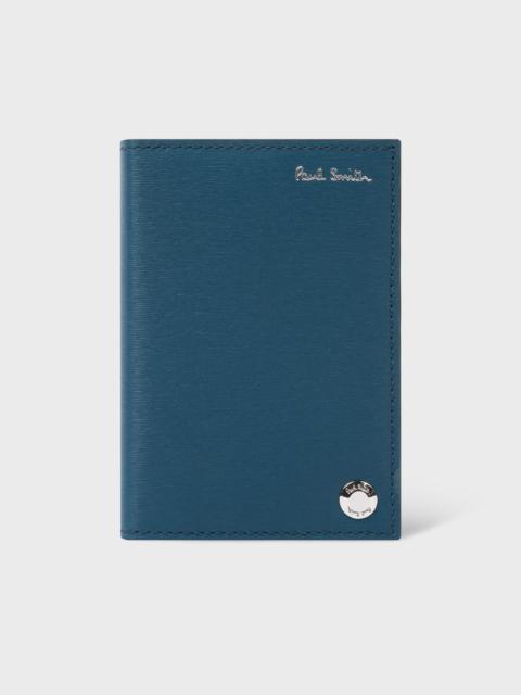 Paul Smith Straw-Grain Leather Pivot Card Holder