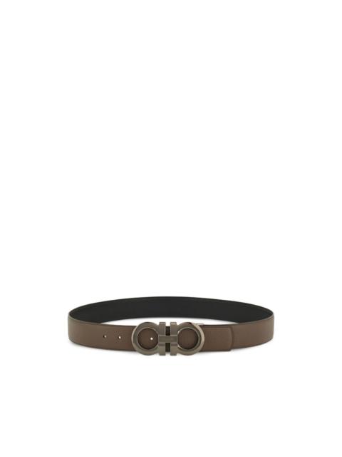 FERRAGAMO reversible and adjustable Gancini belt
