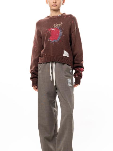 Maison MIHARAYASUHIRO Apple Jacquard Knit Sweater