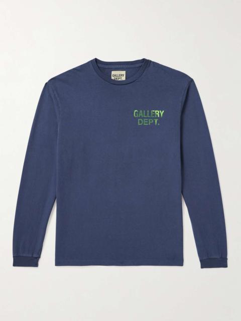 GALLERY DEPT. Souvenir Logo-Print Cotton-Jersey T-Shirt