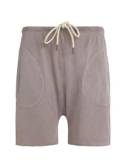 THE GREAT. drawstring cotton shorts